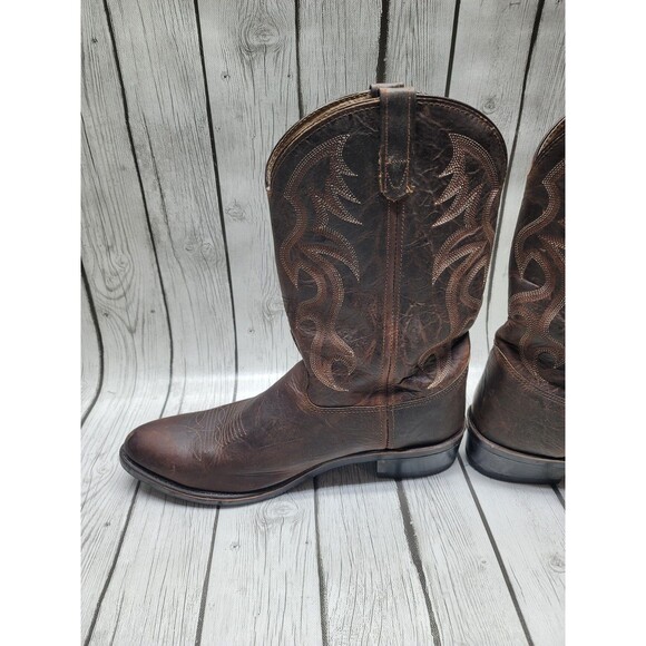Double H Robert Men’s 15 D AG7 Western Cowboy Work Brown Leather Boots 3282 main image 7